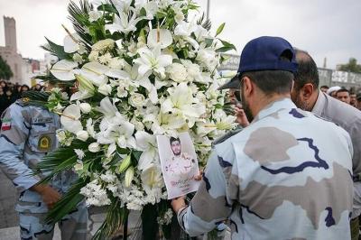 تشییع پیکر شهید امنیت امیرحسین ترکاشوند