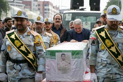 تشییع پیکر شهید امنیت امیرحسین ترکاشوند