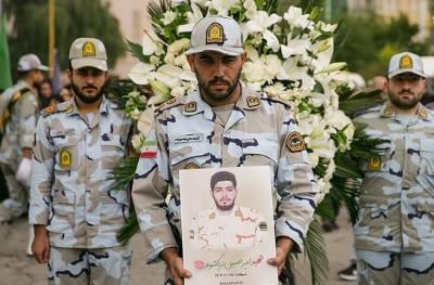 تشییع پیکر شهید امنیت امیرحسین ترکاشوند