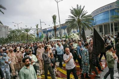 تشییع پیکر شهید امنیت امیرحسین ترکاشوند