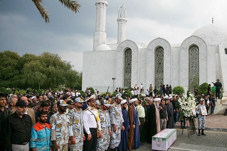 تشییع پیکر شهید امنیت امیرحسین ترکاشوند