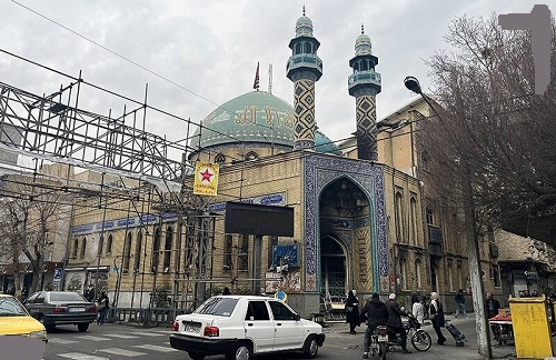 عکس/ آتش زدن مسجد ابوذر تهران توسط اغتشاشگران
