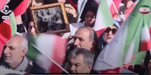 شاهکار مردم ایلام در روز اعتراض با اغتشاش /فیلم