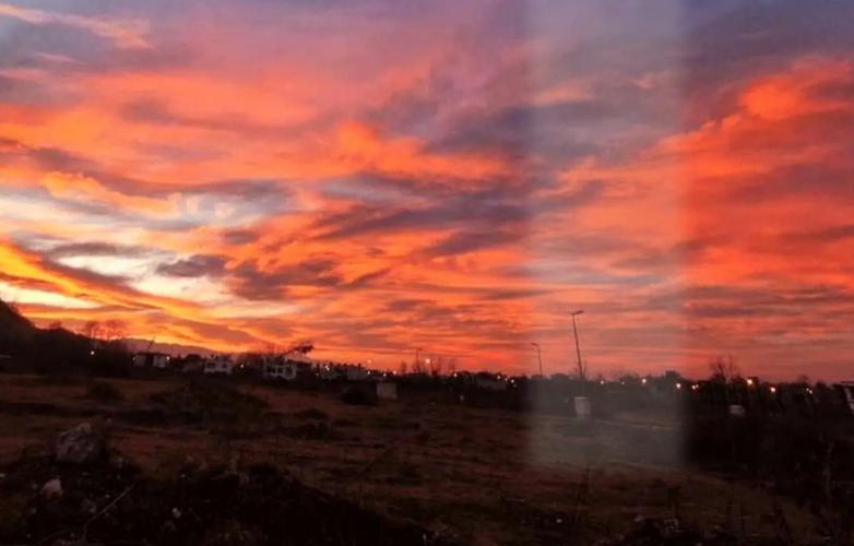 غروب آفتاب مازندران /عکس