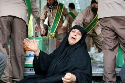 تشییع پیکر شهدای تروریستی آمریکایی-صهیونیستی در تهران/عکس