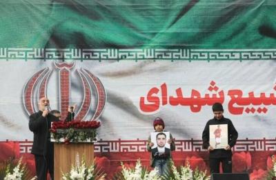 تشییع پیکر شهدای تروریستی آمریکایی-صهیونیستی در تهران/عکس