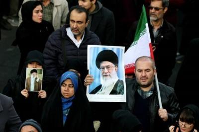 تشییع پیکر شهدای تروریستی آمریکایی-صهیونیستی در تهران/عکس