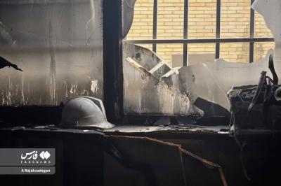 آتش وغارت بنای تاریخی بلدیه یزد