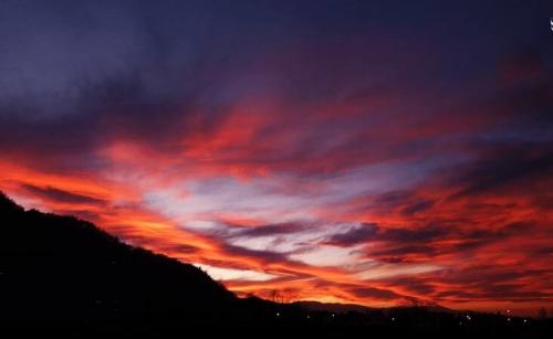 غروب دل انگیز مازندران