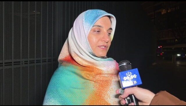 قدردانی مهدیه اسفندیاری از حمایت مردم ایران