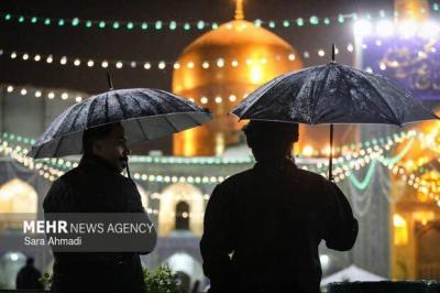 شب عید مبعث در حرم امام رضا(ع)