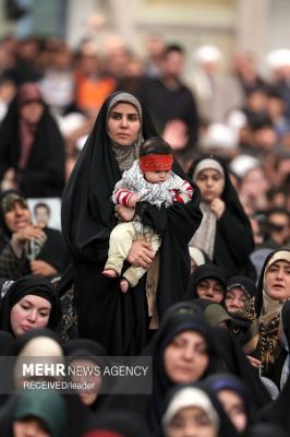 دیدار هزاران نفر از قشرهای مختلف مردم با رهبر انقلاب