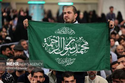 دیدار هزاران نفر از قشرهای مختلف مردم با رهبر انقلاب