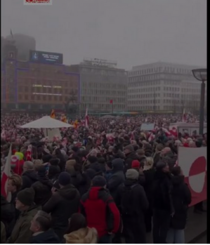 تجمع ضد آمریکایی دانمارکی ها