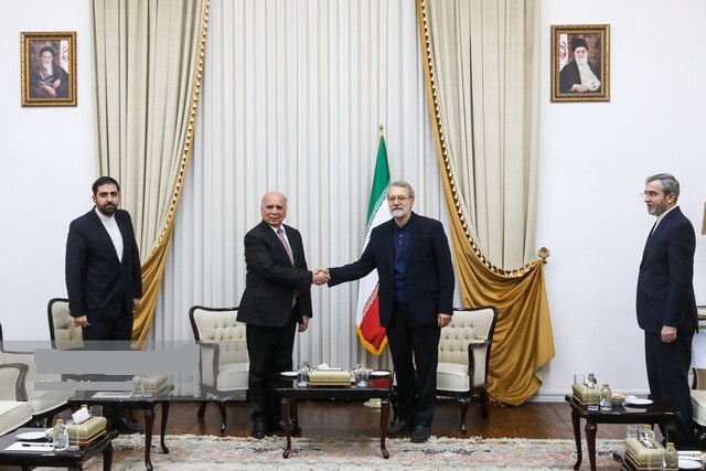 دیدار وزیر خارجه عراق با لاریجانی