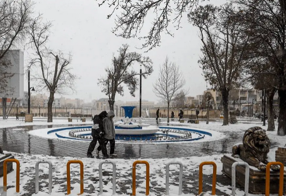  زنجان سفید پوش شد / عکس
