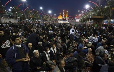 عکس/ گزارش تصویری سیل عاشقان ابا عبدالله(ع) در بین الحرمین