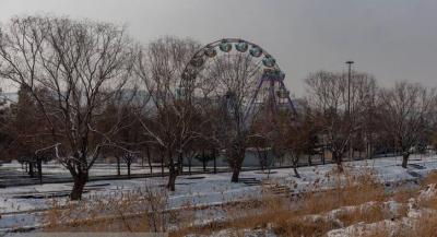 بارش برف زمستانی در ارومیه /عکس