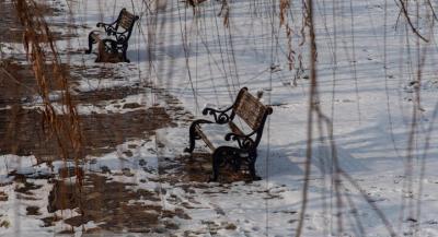 بارش برف زمستانی در ارومیه /عکس