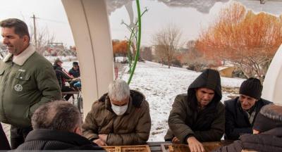 بارش برف زمستانی در ارومیه /عکس