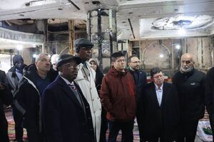 بازدید دیپلمات‌های خارجی از مناطق آسیب‌دیده در اغتشاشات اخیر تهران