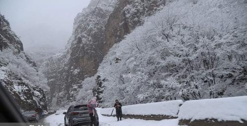 بارش سنگین برف در کندوان 