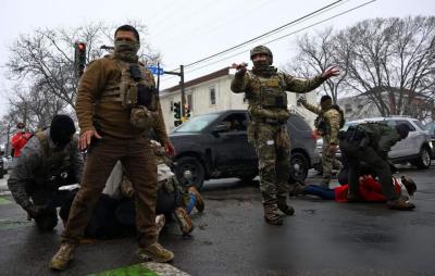 محبت پلیس با معترضین درمینه سوتا