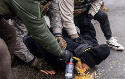 محبت پلیس با معترضین درمینه سوتا