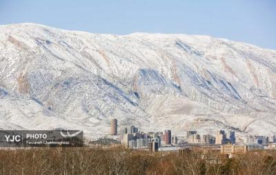 چهره سپید کوه‌های شهر شیراز
