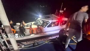 غرق شدن کشتی حامل ۳۵۰ سرنشین در فیلیپین