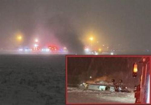  سقوط جت خصوصی در آمریکا با ۸ سرنشین