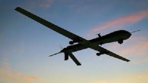 پهپاد ایرانی بر فراز ناو آمریکایی