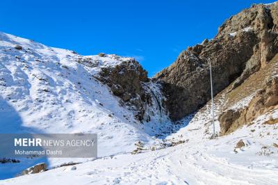 آبشاریخ زده سردابه اردبیل