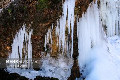 آبشاریخ زده سردابه اردبیل