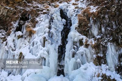 آبشاریخ زده سردابه اردبیل