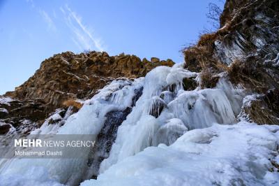 آبشاریخ زده سردابه اردبیل