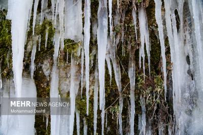 آبشاریخ زده سردابه اردبیل