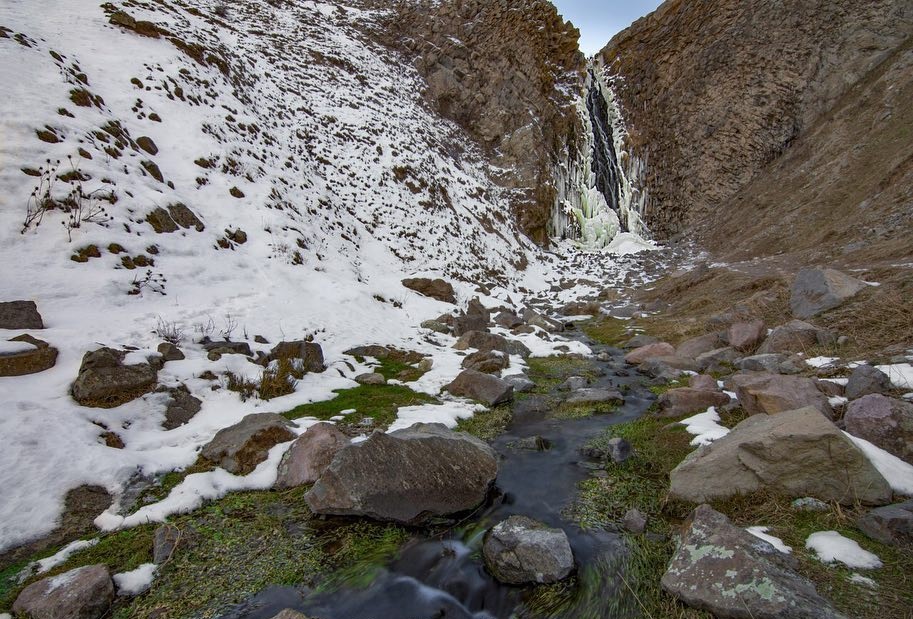 آبشاریخ زده سردابه اردبیل