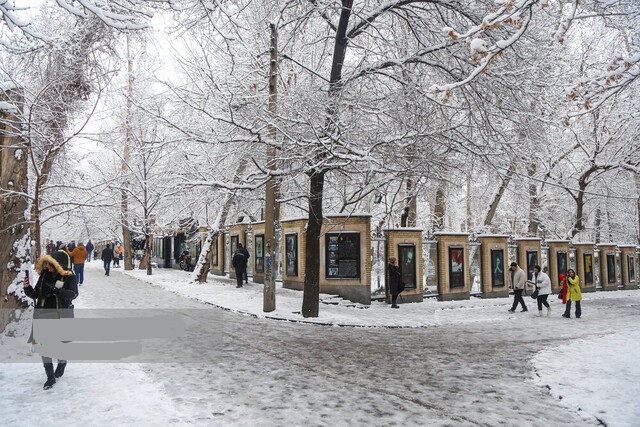 بارش برف و باران در تهران/ کاهش دما تا ۱۱ درجه
