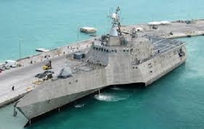 ویدئویی از ناو رزمی شهید سلیمانی در آب‌های نیلگون خلیج فارس