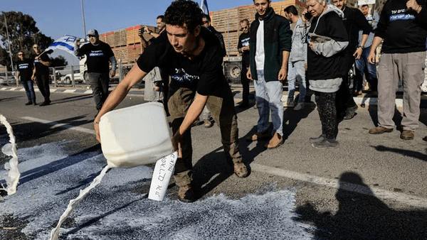 اعتصاب دامداران اسرائیلی به نتانیاهو