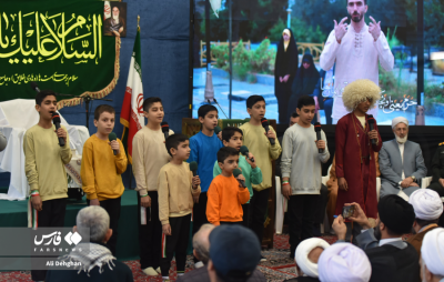 مراسم عمامه گذاری طلاب گرگان