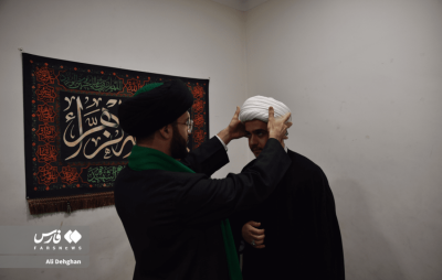 مراسم عمامه گذاری طلاب گرگان