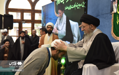 مراسم عمامه گذاری طلاب گرگان