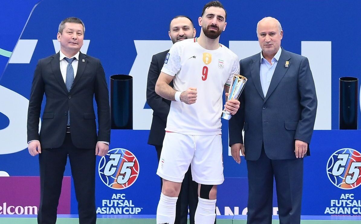 عباسی ارزشمندترین بازیکن جام ملت‌های فوتسال آسیا معرفی شد