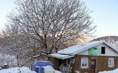 بارش برف زمستانی منطقه گردشگری اشکور 