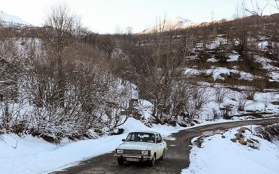بارش برف زمستانی منطقه گردشگری اشکور 