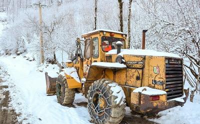 بارش برف زمستانی منطقه گردشگری اشکور 
