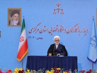 حضوررئیس عدلیه دراستان مرکزی