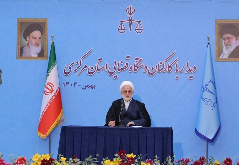 حضوررئیس عدلیه دراستان مرکزی